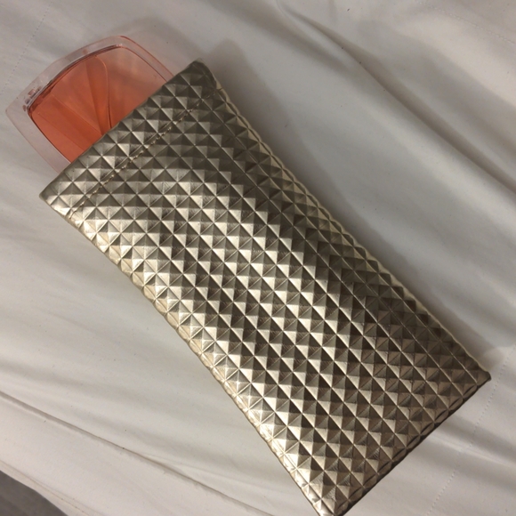 Oversized Pink Gradient sunglasses with magnetic case - Picture 8 of 9